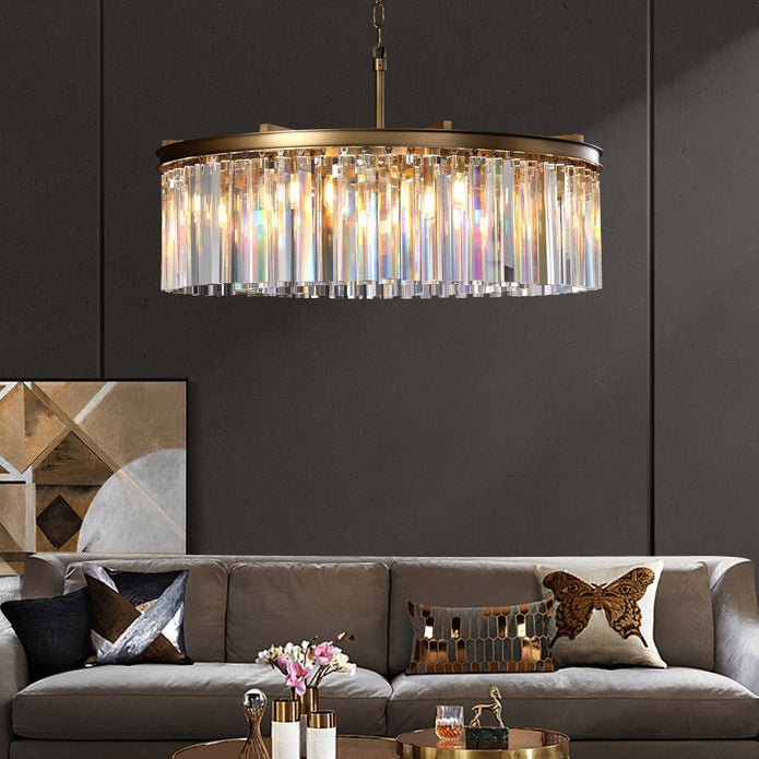 Miria K9 Crystal Round Chandelier 32"