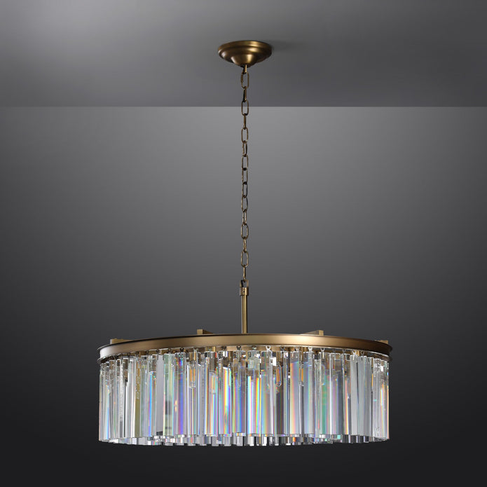 Miria K9 Crystal Round Chandelier 32"