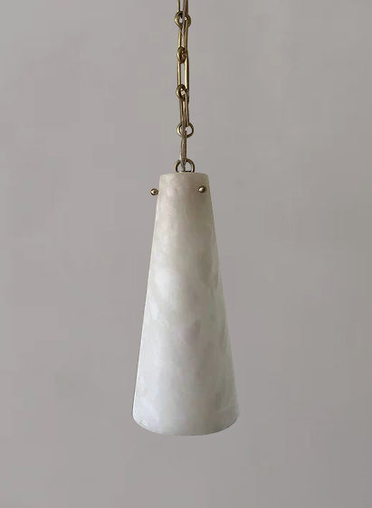 Casey Contemporary Chandelier in Alabaster, 5-Light Vintage Alabaster Pendant Cluster