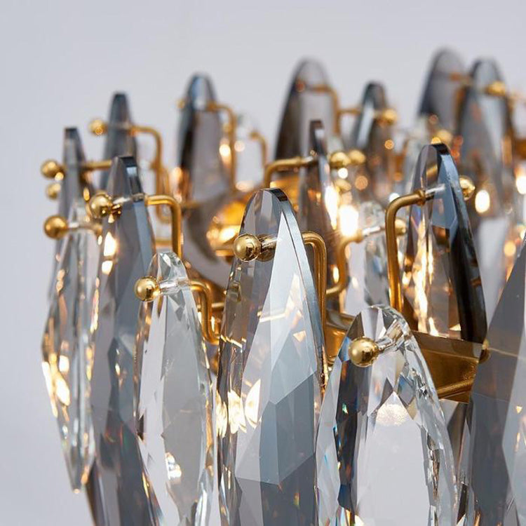 Flor Crystal Round Chandelier
