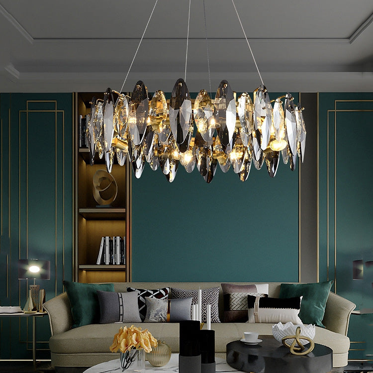 Flor Crystal Round Chandelier