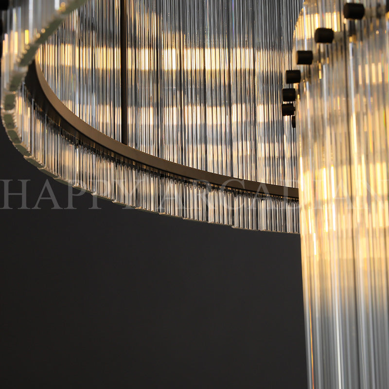 HA Damian TWO-TIER Round Chandelier 48″