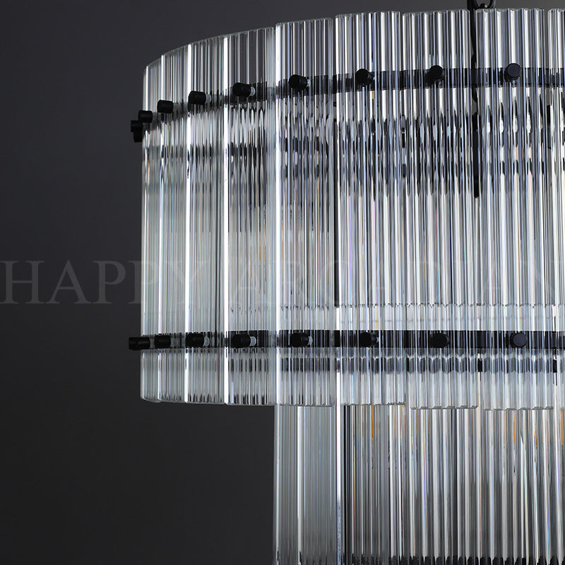 HA Damian TWO-TIER Round Chandelier 37"