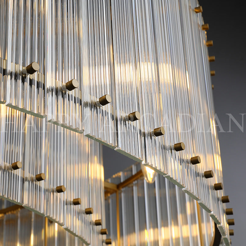 HA Damian TWO-TIER Round Chandelier 48″