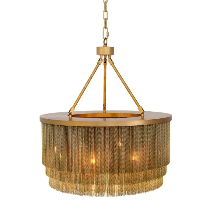 Tissot S - Antique Brass Finish Chandelier