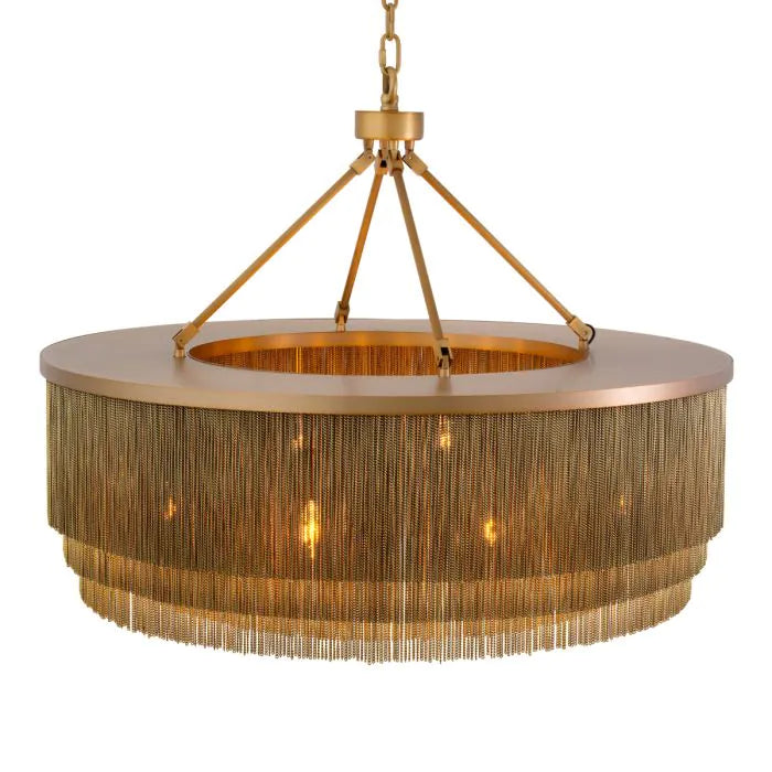 Tissot L - Antique Brass Finish Chandelier