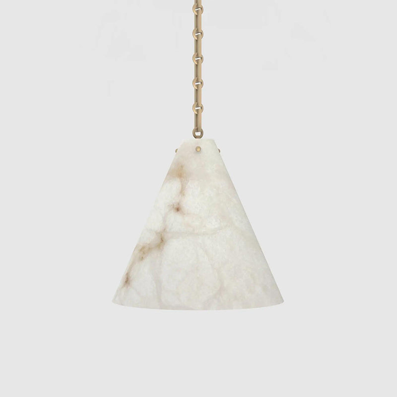Contemporary Casey Large Alabaster Pendant Light For Kitchen Island, Living Room