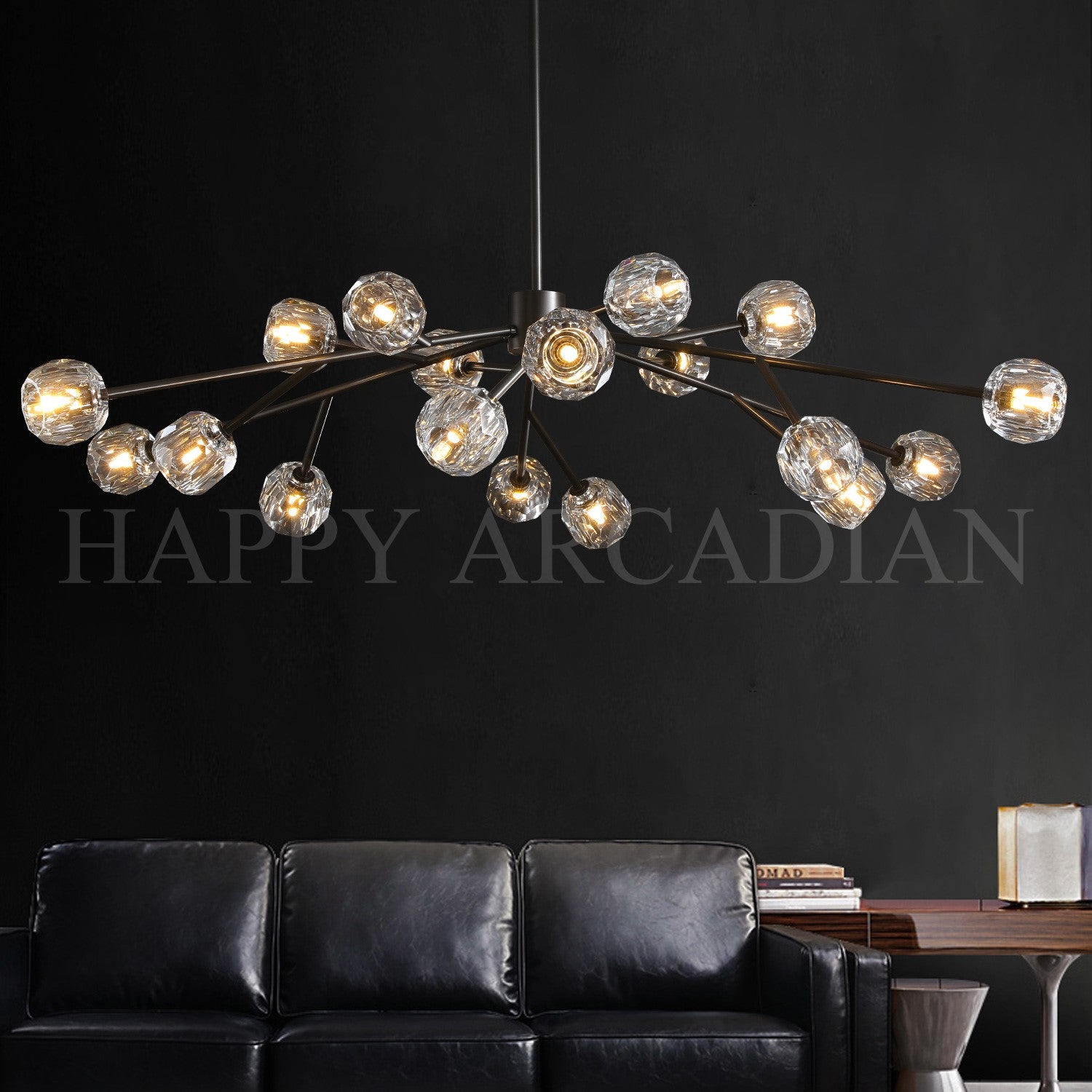 HA Bola De Round Chandelier