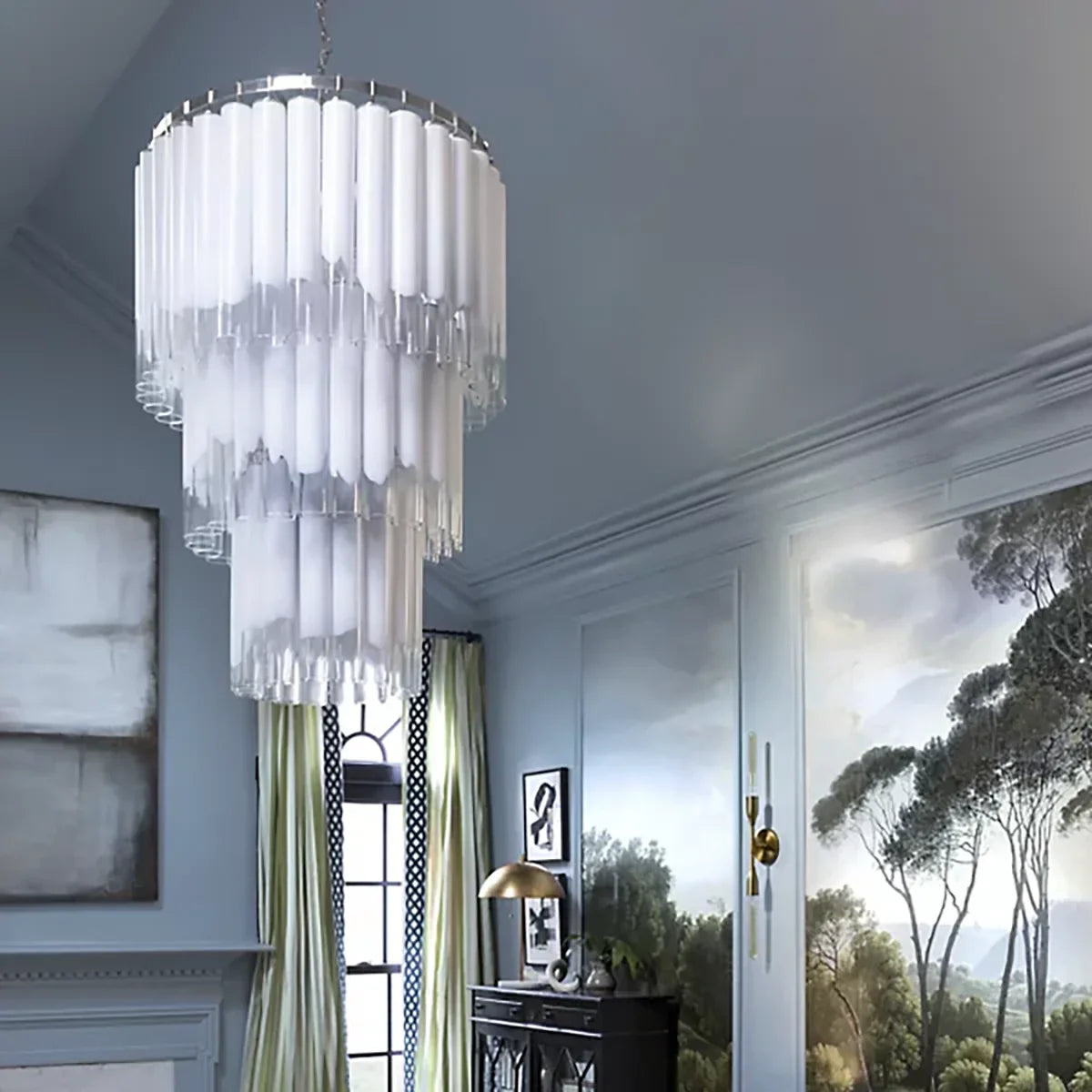 HA Morna 3-Tier Round Chandelier 31"