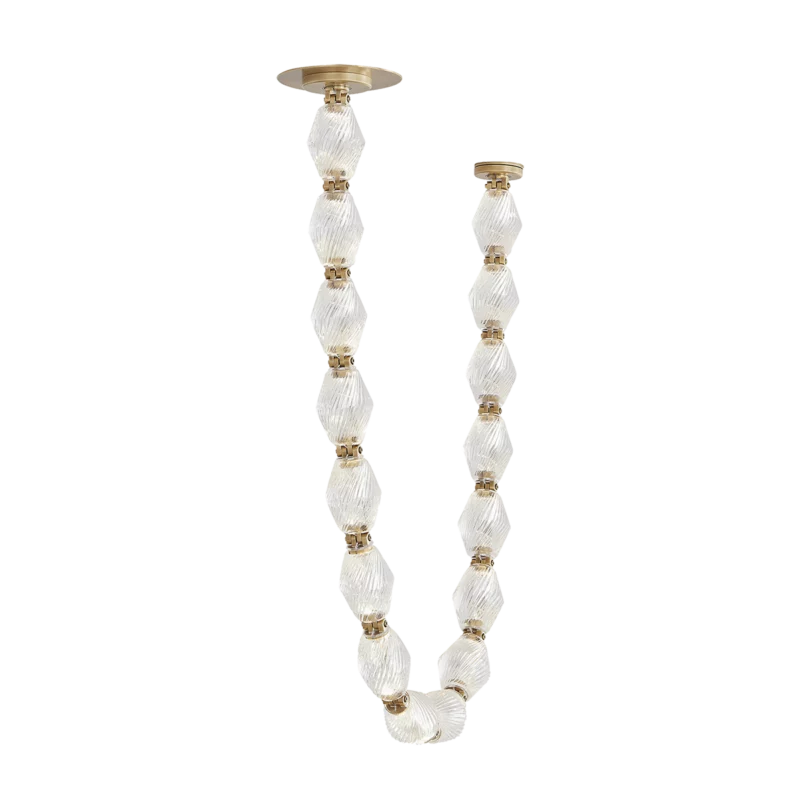 Collier Glass Pendant Lamp 51.6"H