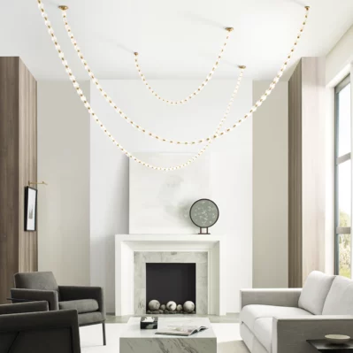 Collier Glass Pendant Lamp  26.2"H