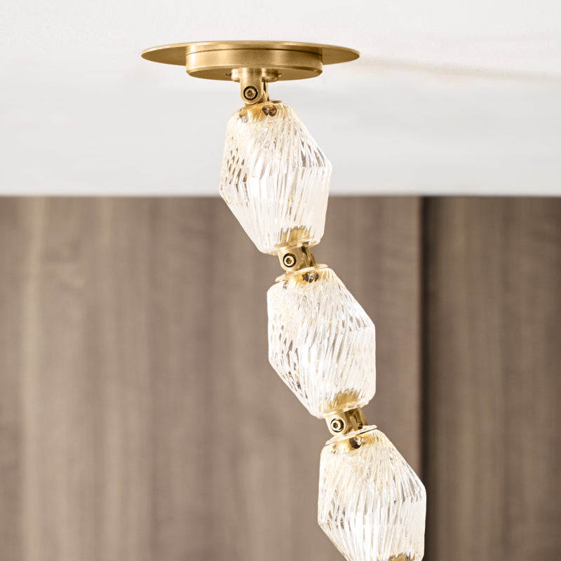 Collier Glass Pendant Lamp 51.6"H