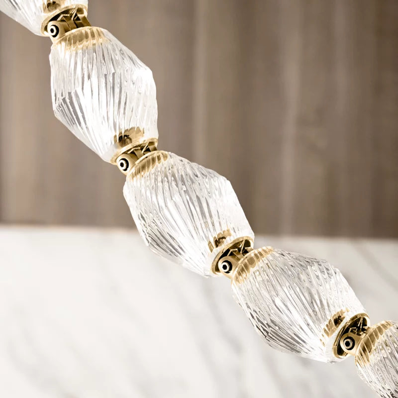 Collier Glass Pendant Lamp 51.6"H