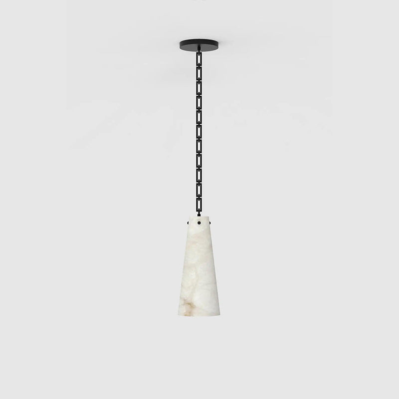 Contemporary Casey Alabaster Pendant Light For Kitchen Island, Living Room