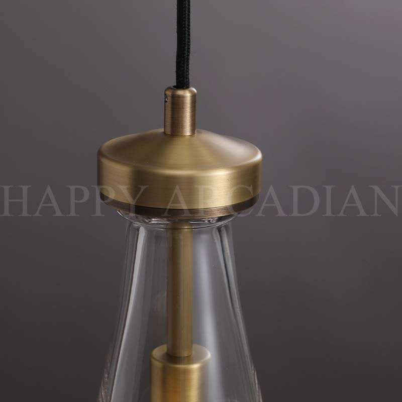 HA Curstomized Raindrop Glass Round Chandelier 24” 10-lights