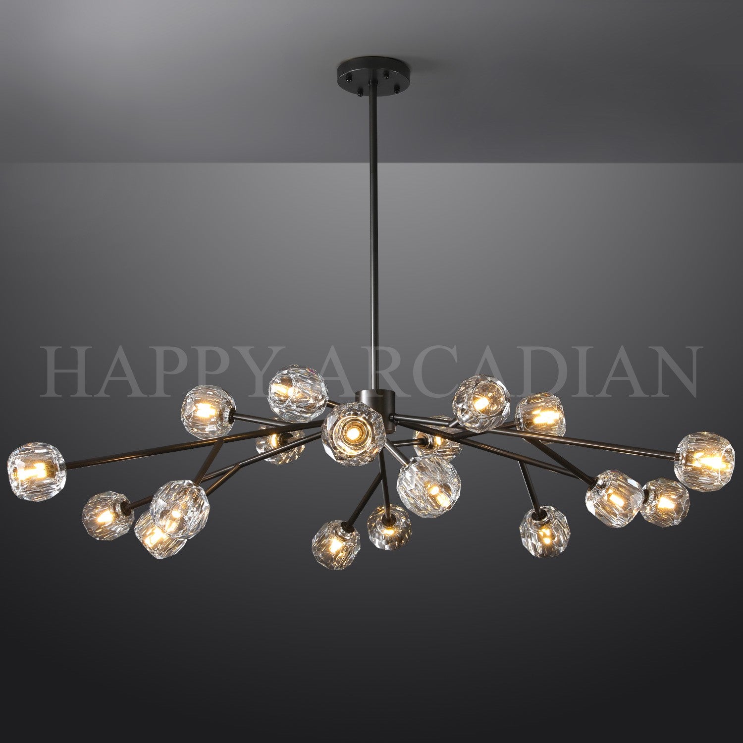 HA Bola De Round Chandelier