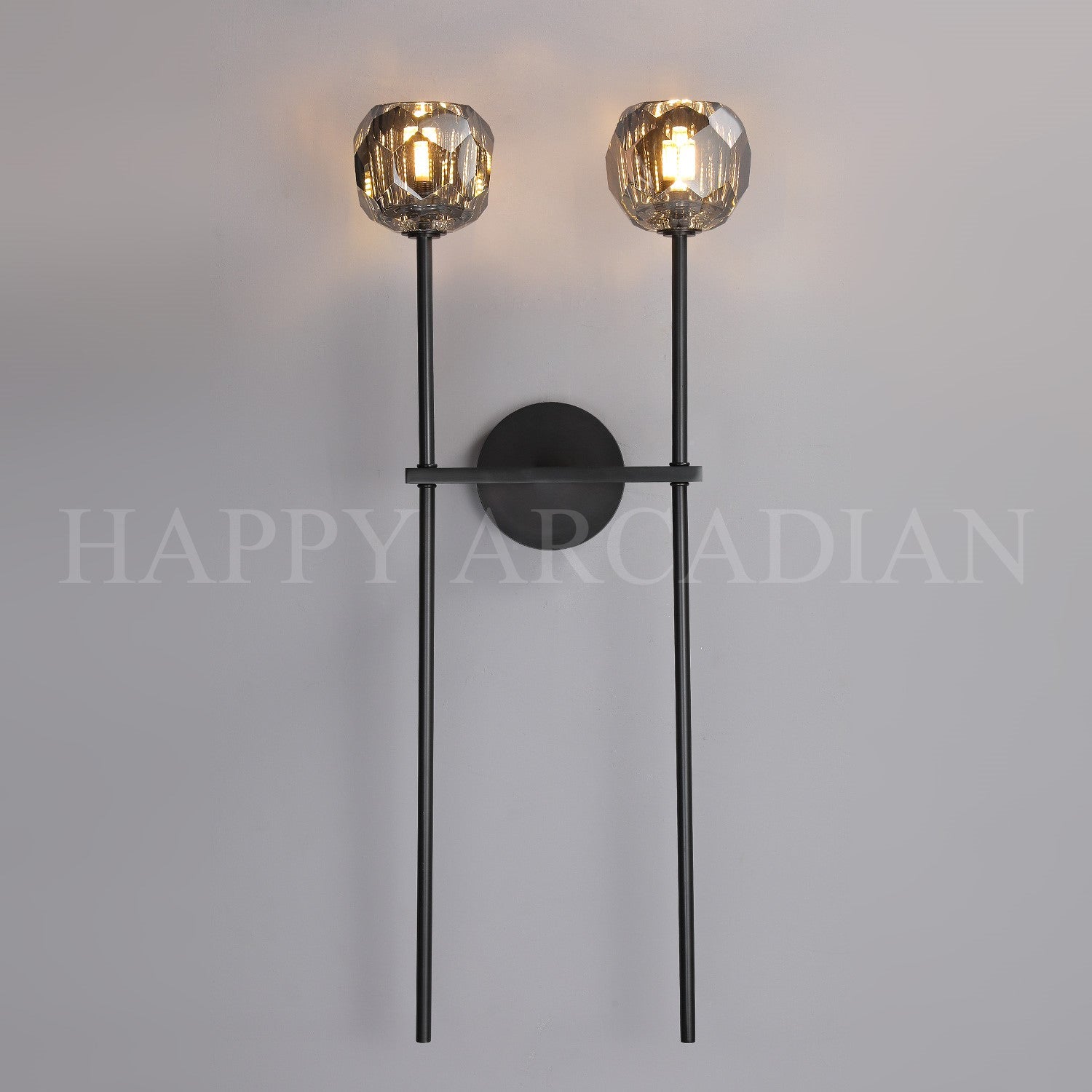 HA Bola De Crystal Ball Grand Double Wall Sconce