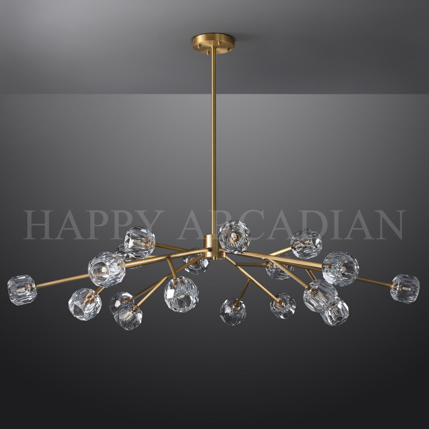 HA Bola De Round Chandelier