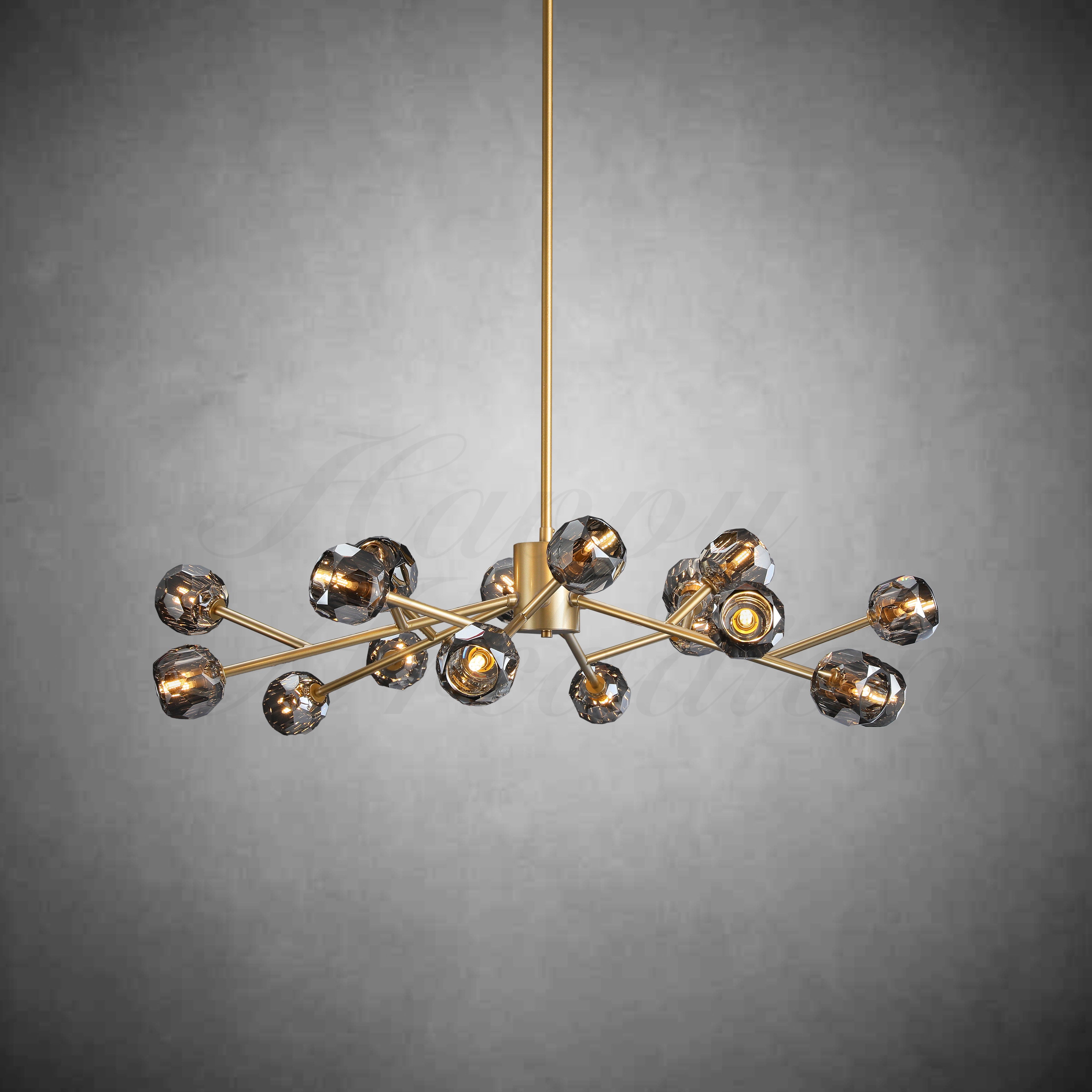 HA Bola De Round Chandelier