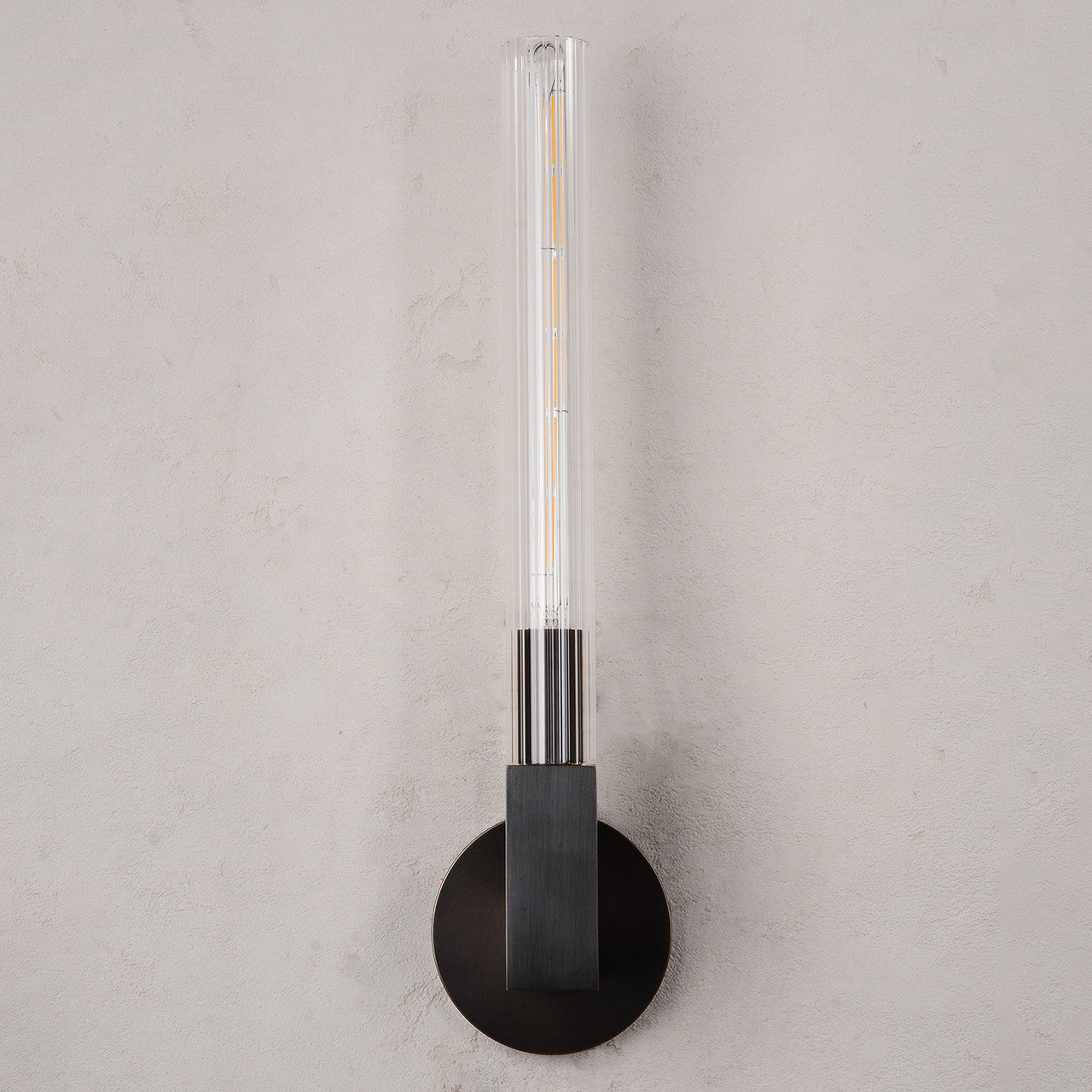 Crown Single Sconce Brass