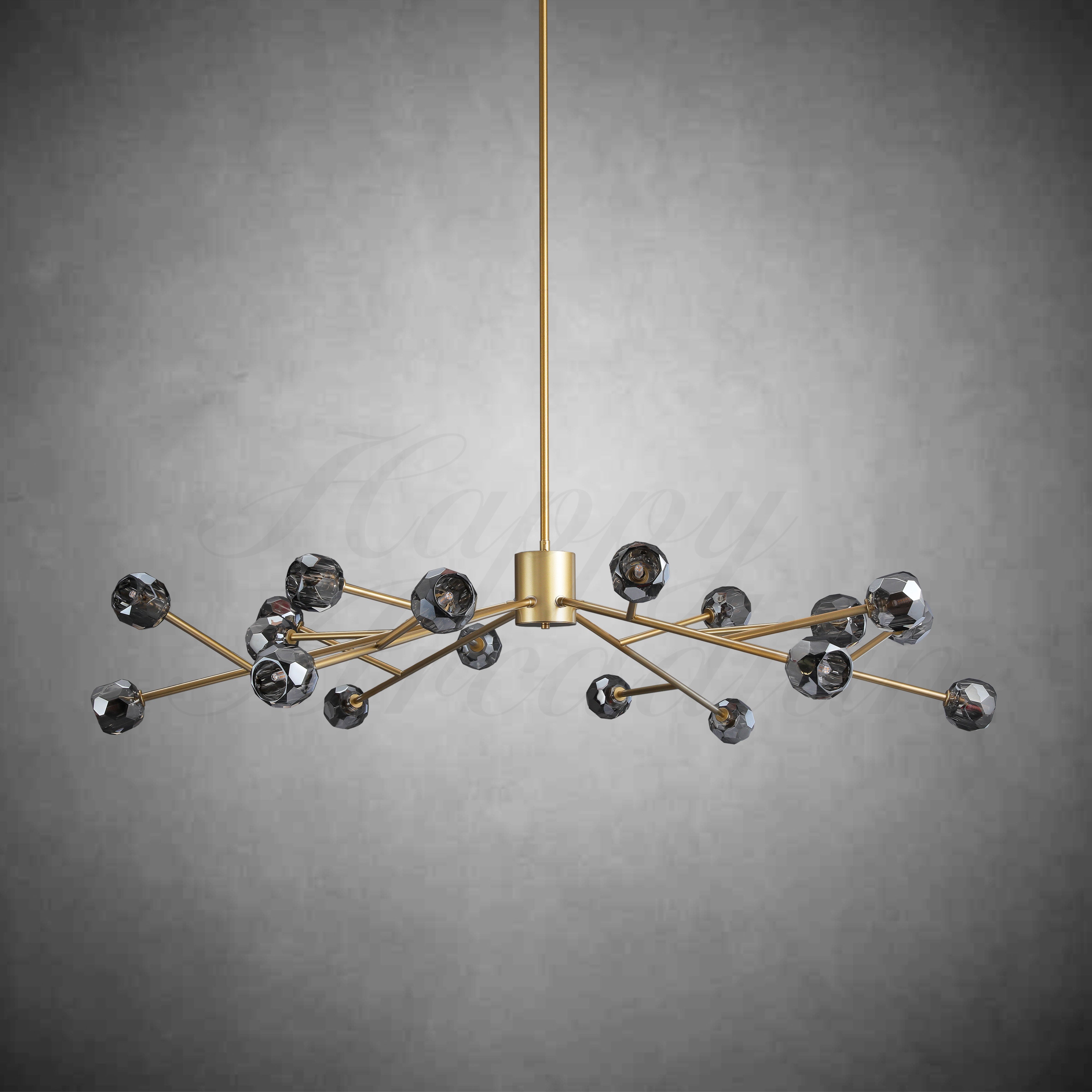 HA Bola De Round Chandelier