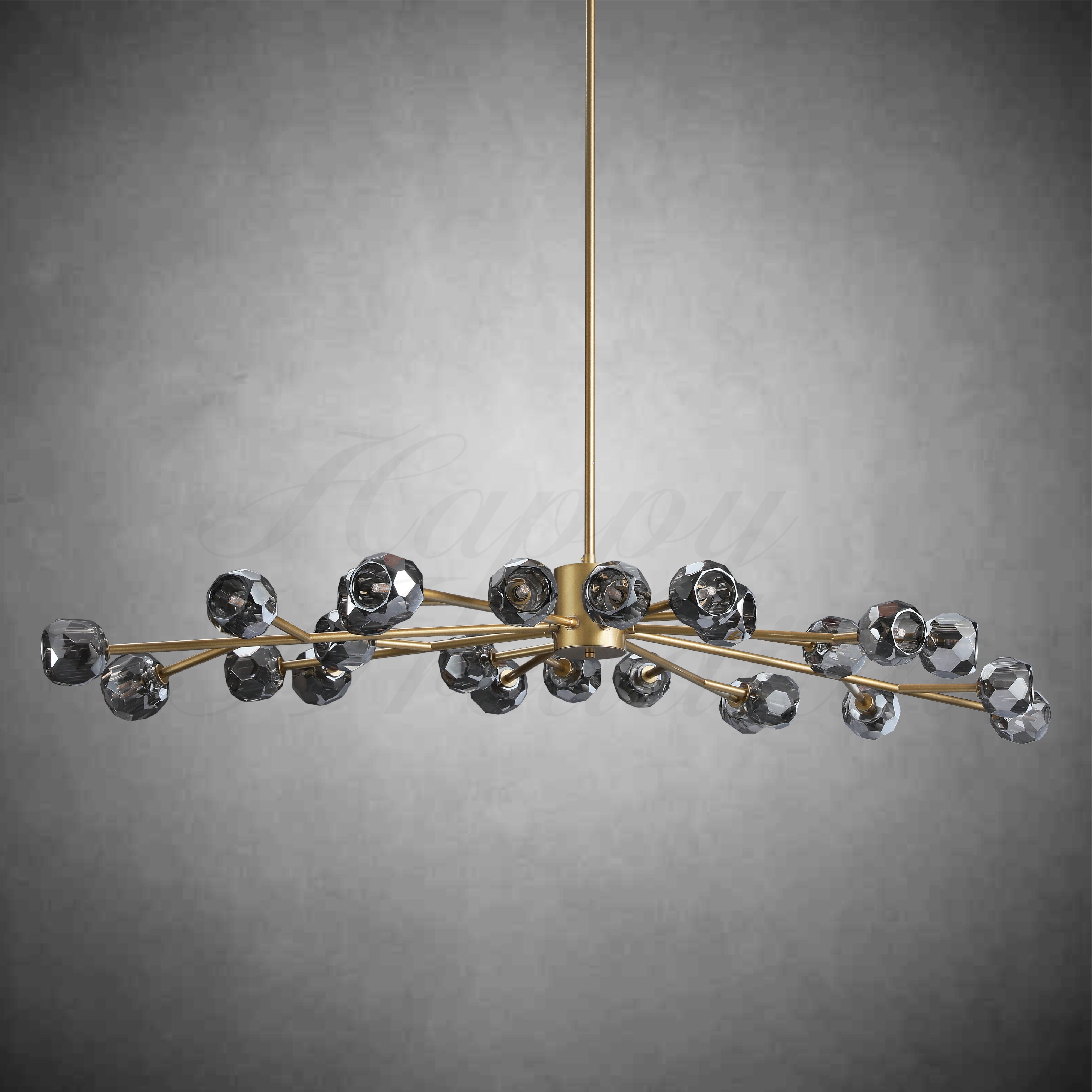 HA Bola De Round Chandelier