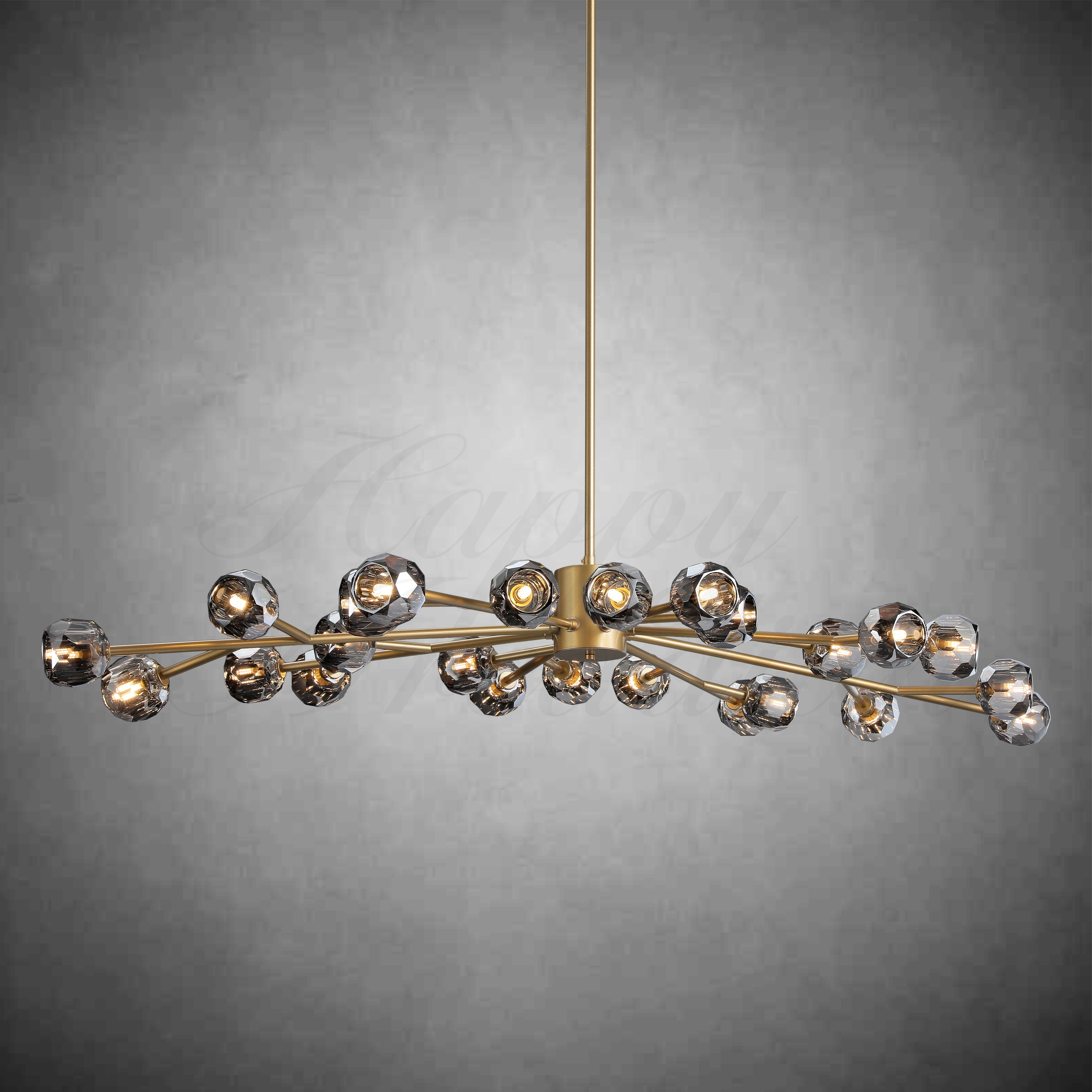 HA Bola De Round Chandelier