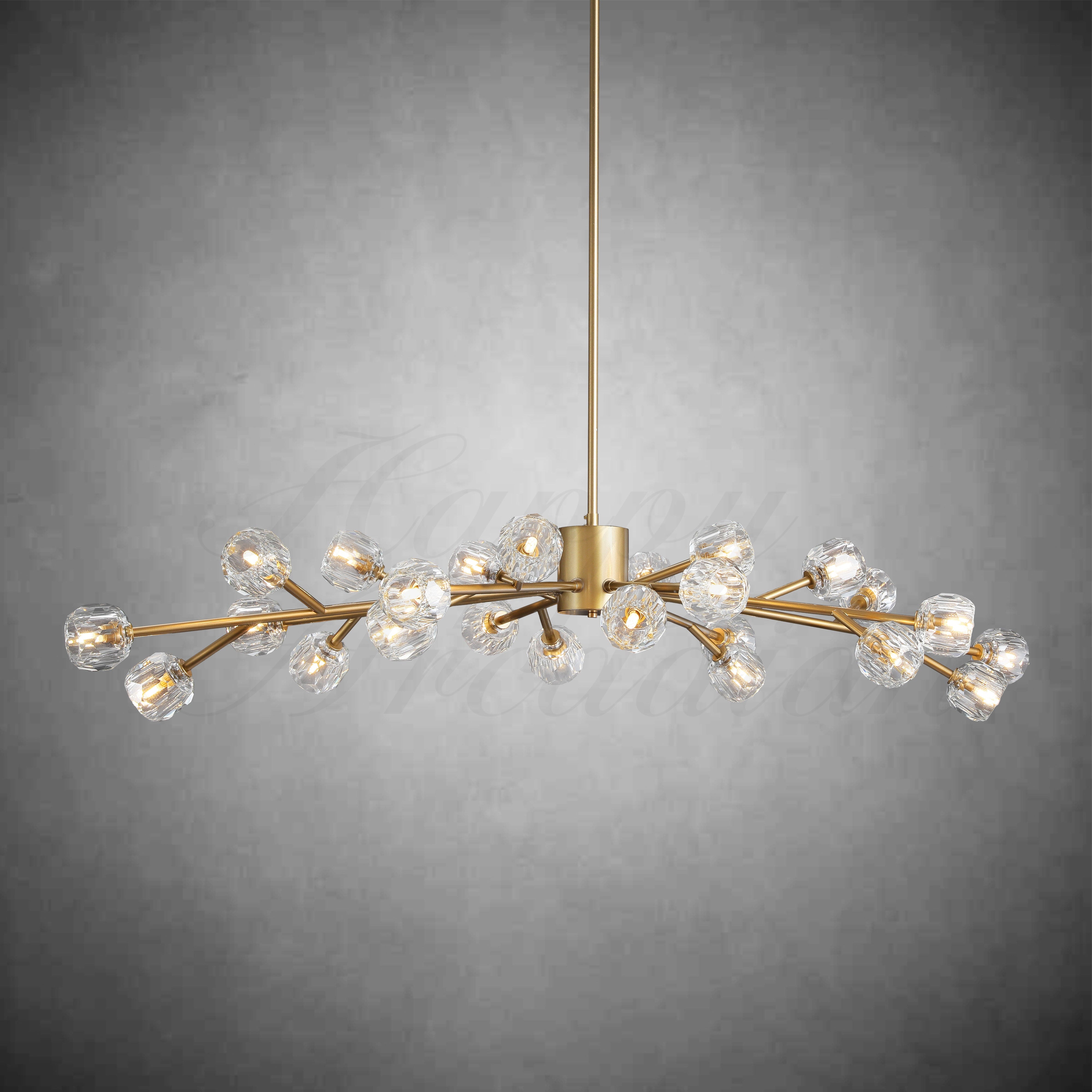 HA Bola De Round Chandelier
