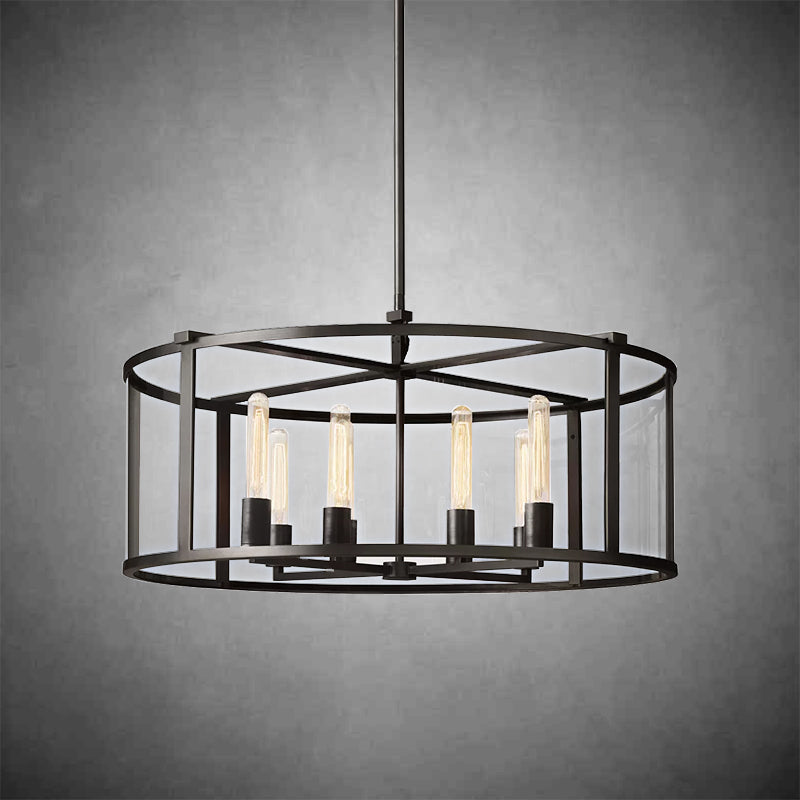 Verao Glass Round Chandelier 33"