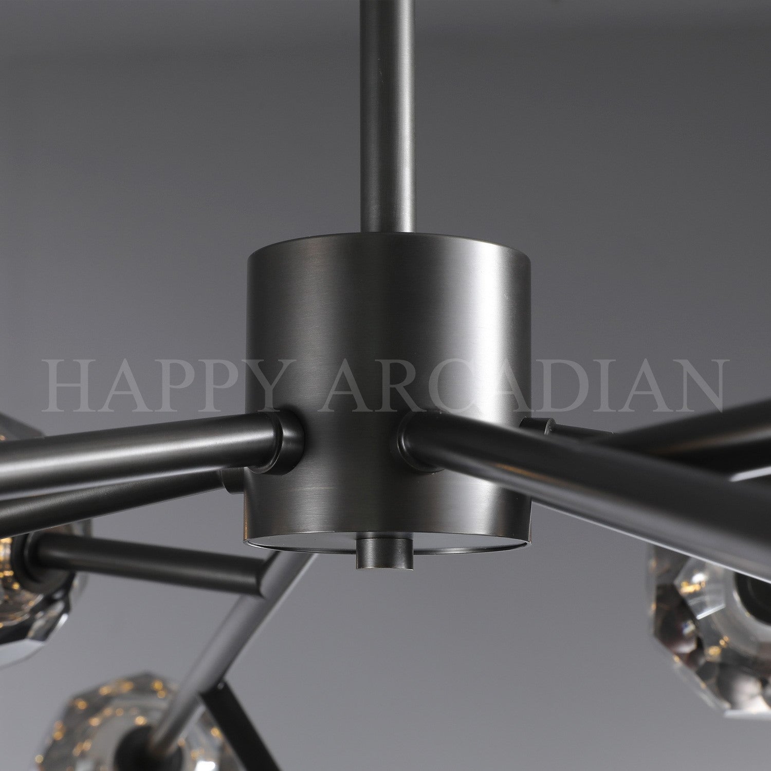 HA Bola De Crystal Round Chandelier 24"