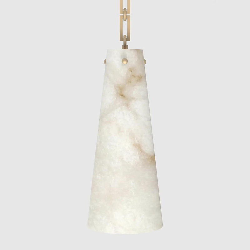 Contemporary Casey Chandelier 5-Light Vintage Alabaster Pendant Cluster