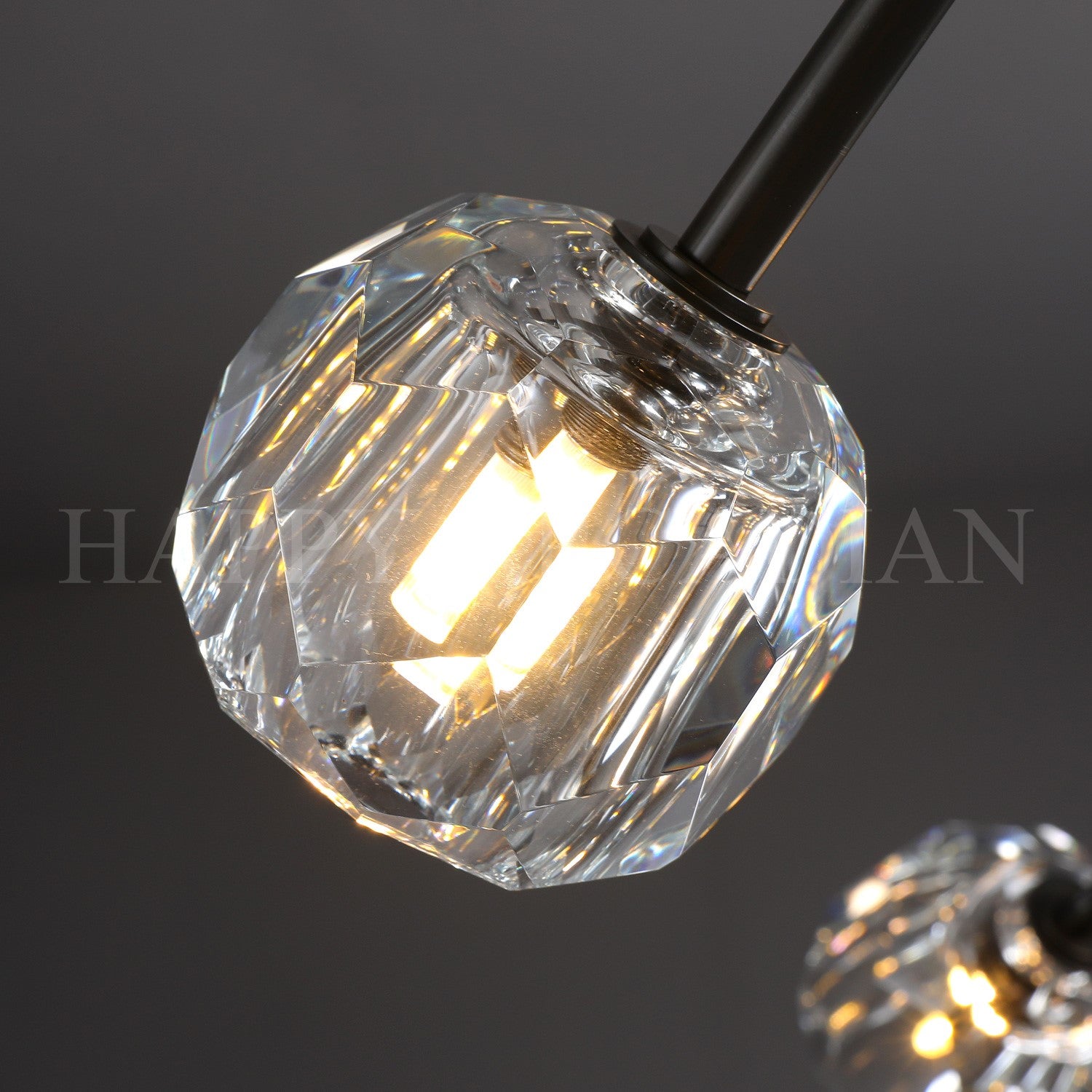 HA Bola De Round Chandelier