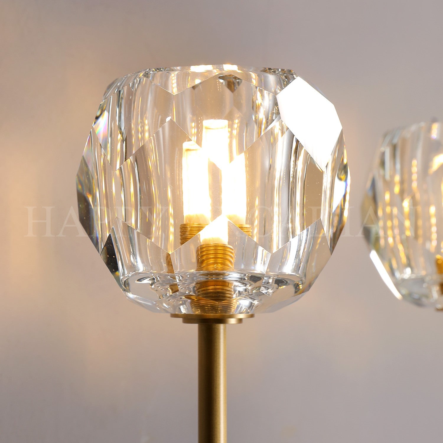 HA Bola De Crystal Ball Grand Double Wall Sconce