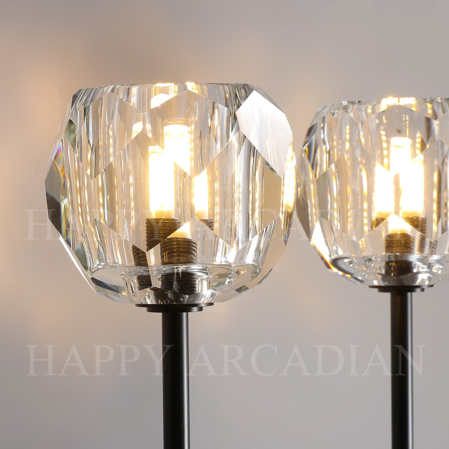 HA Bola De Crystal Ball Grand Double Wall Sconce