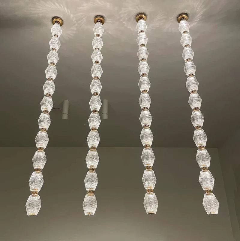 Collier Glass Pendant Lamp 51.6"H