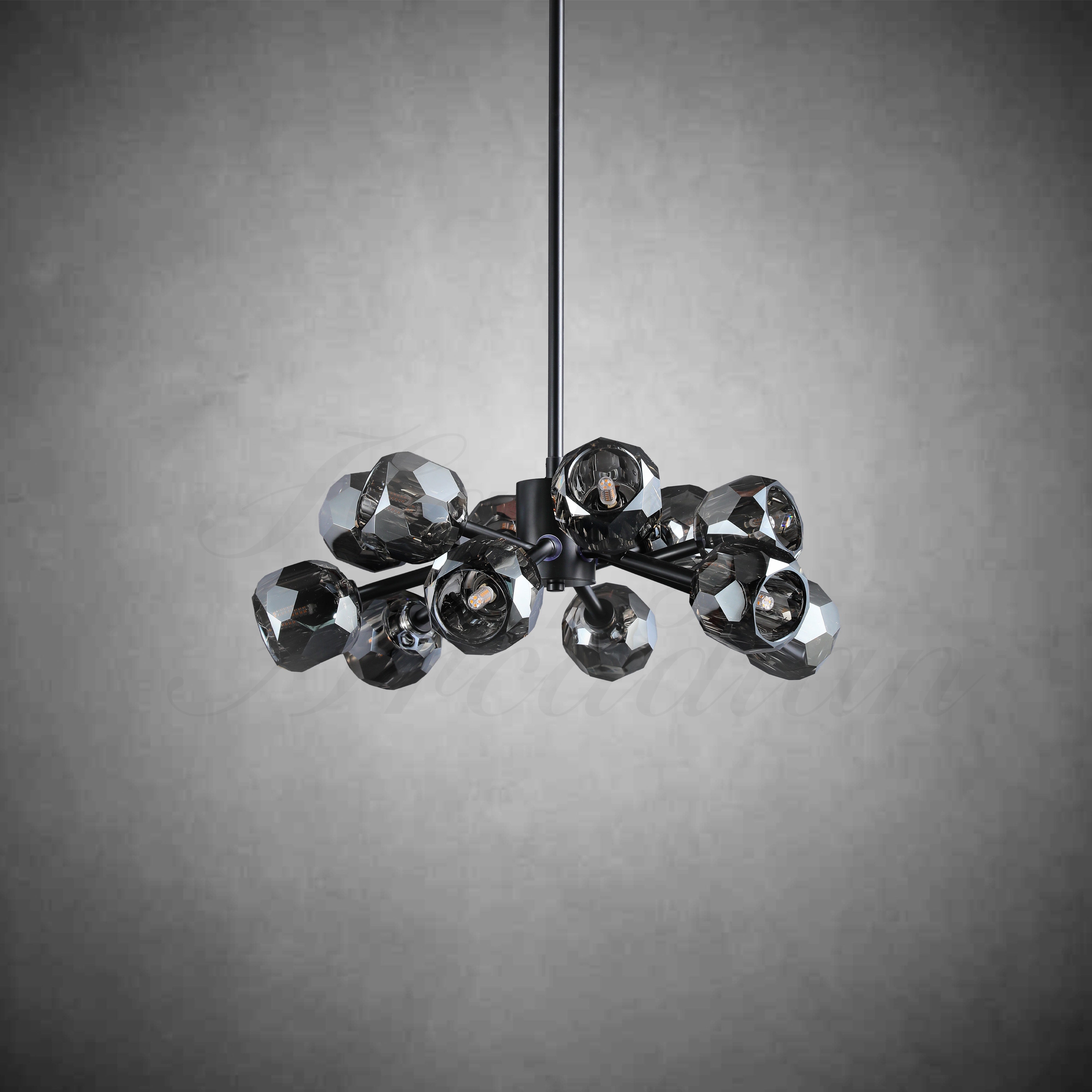 HA Bola De Round Chandelier