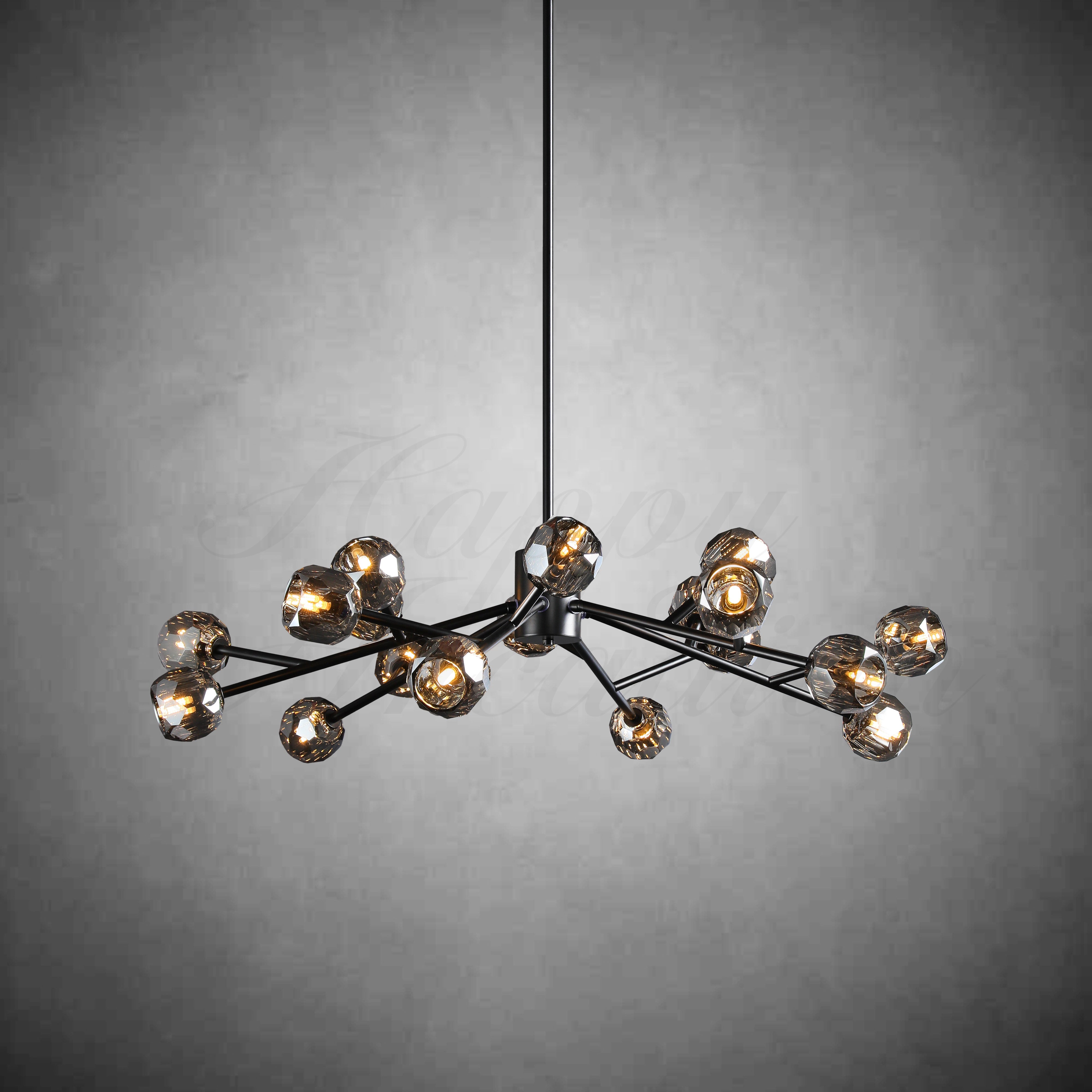 HA Bola De Round Chandelier