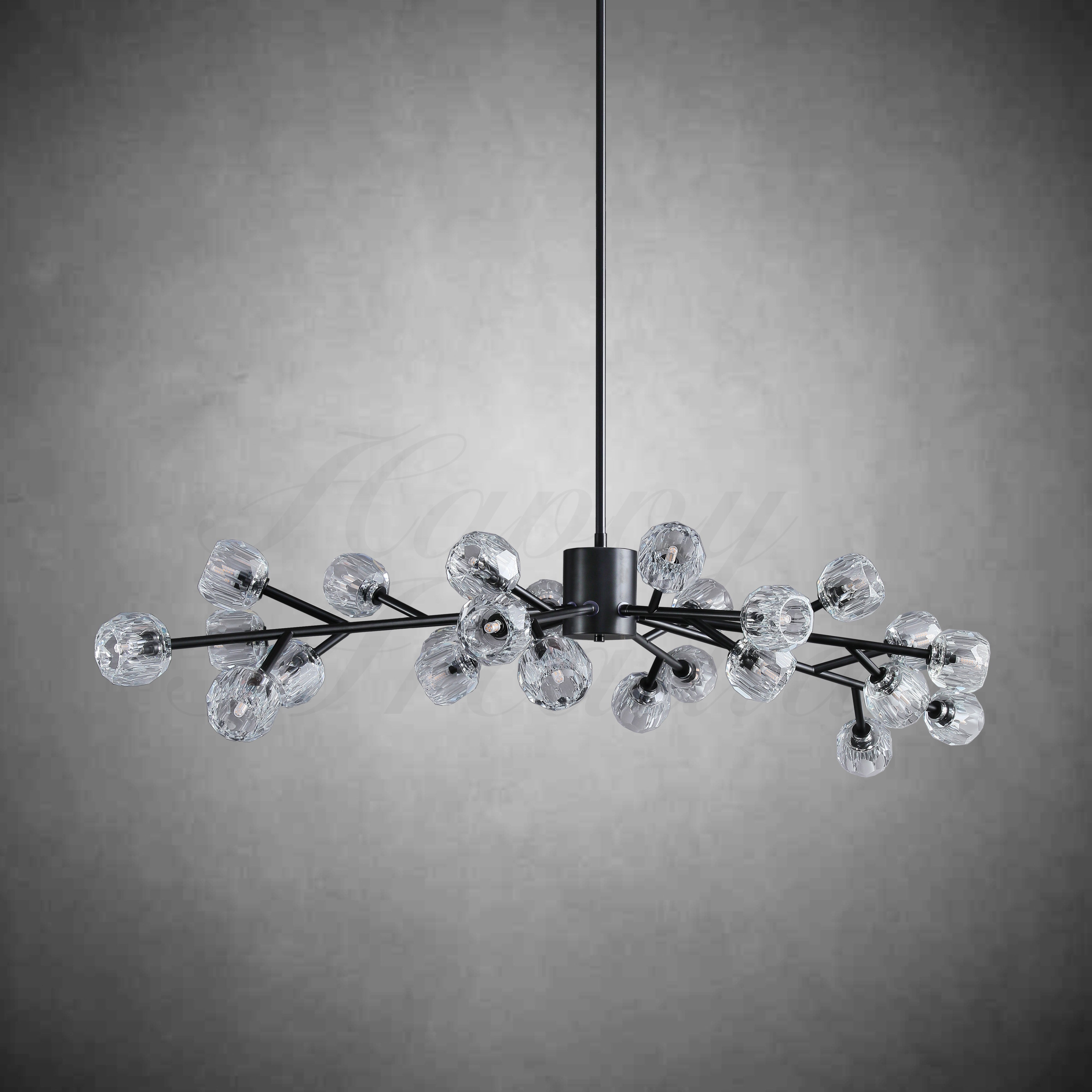 HA Bola De Round Chandelier