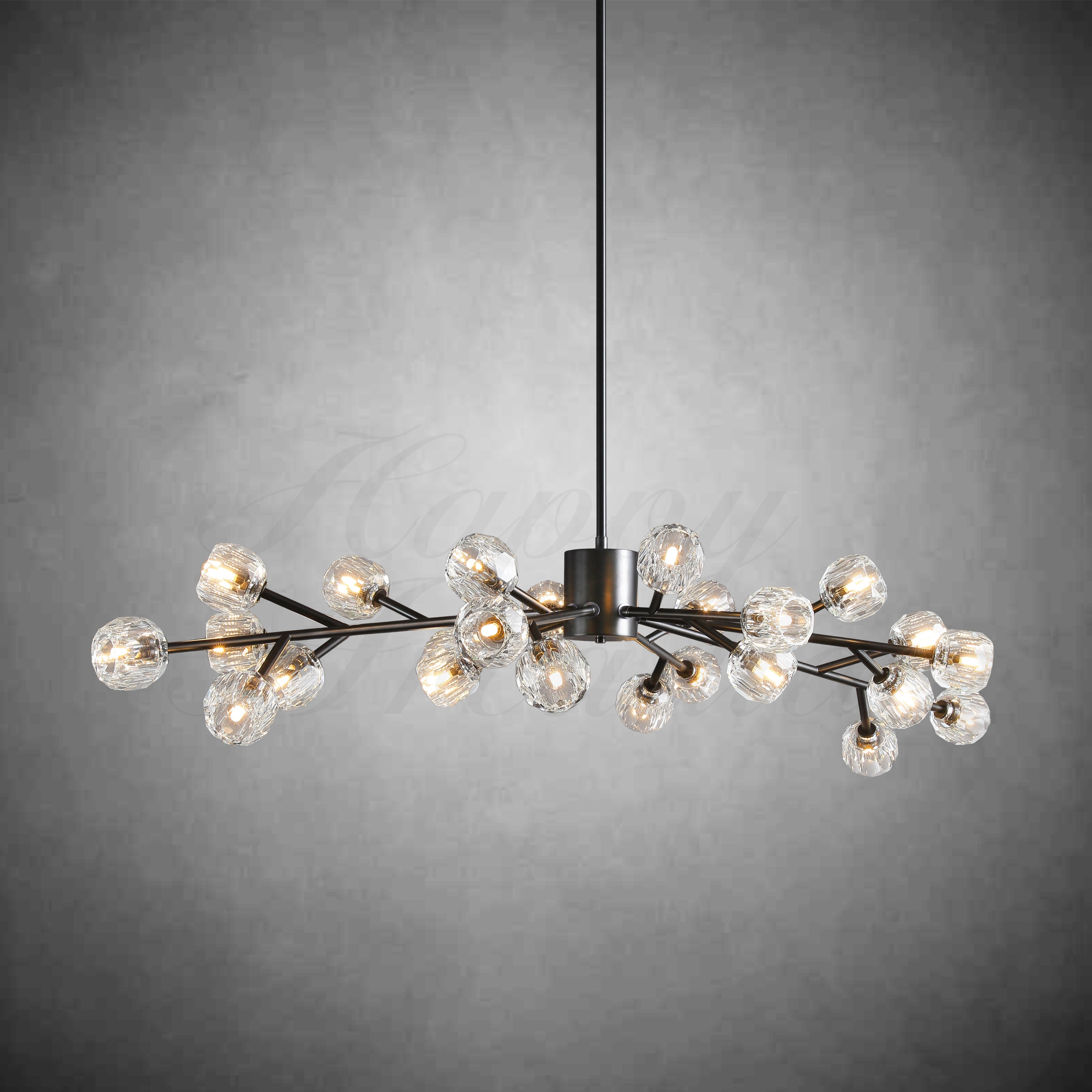 HA Bola De Round Chandelier