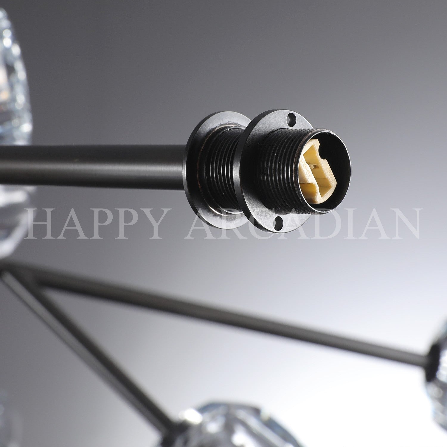 HA Bola De Clear Crystal Round Chandelier 60"