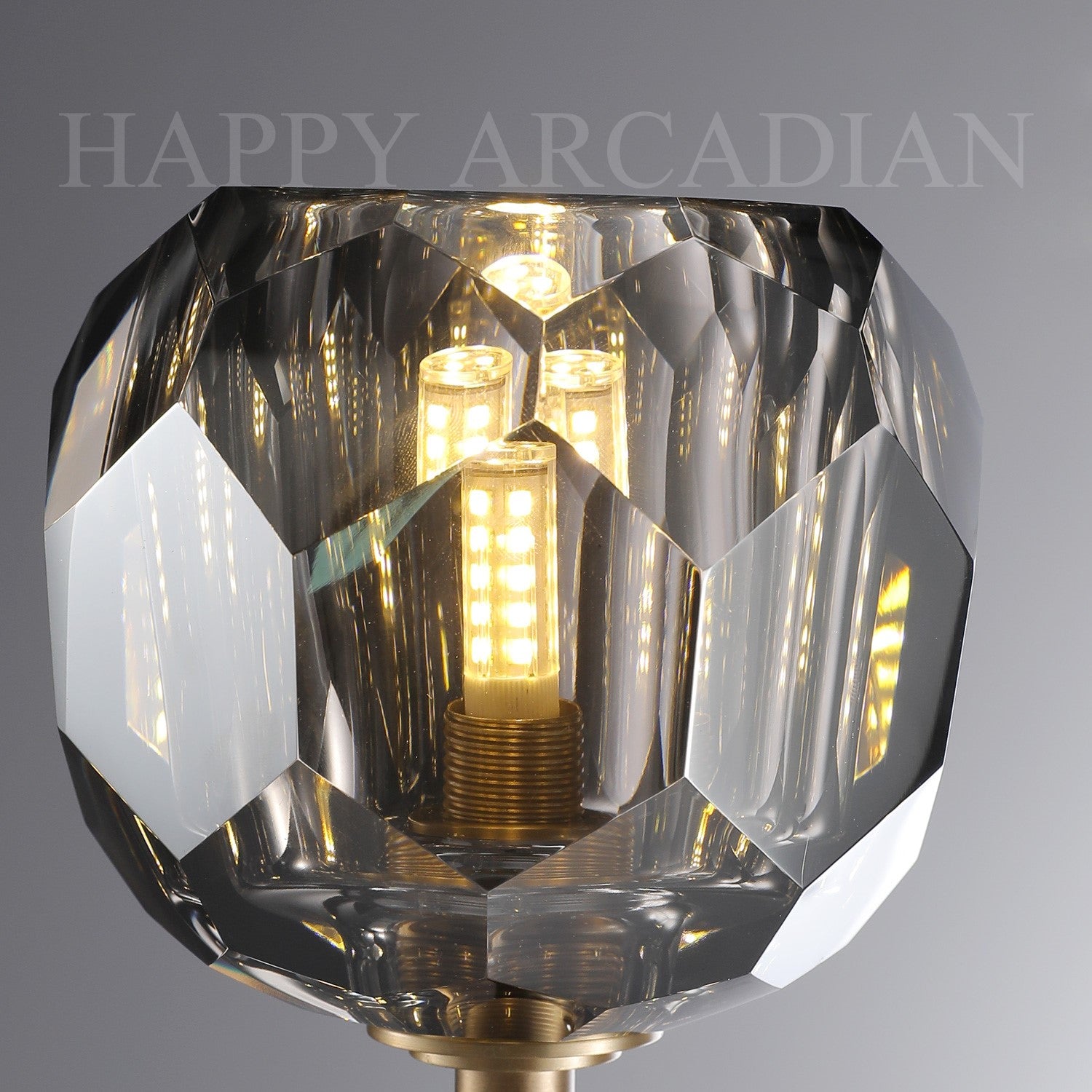HA Bola De Crystal Ball Grand Double Wall Sconce
