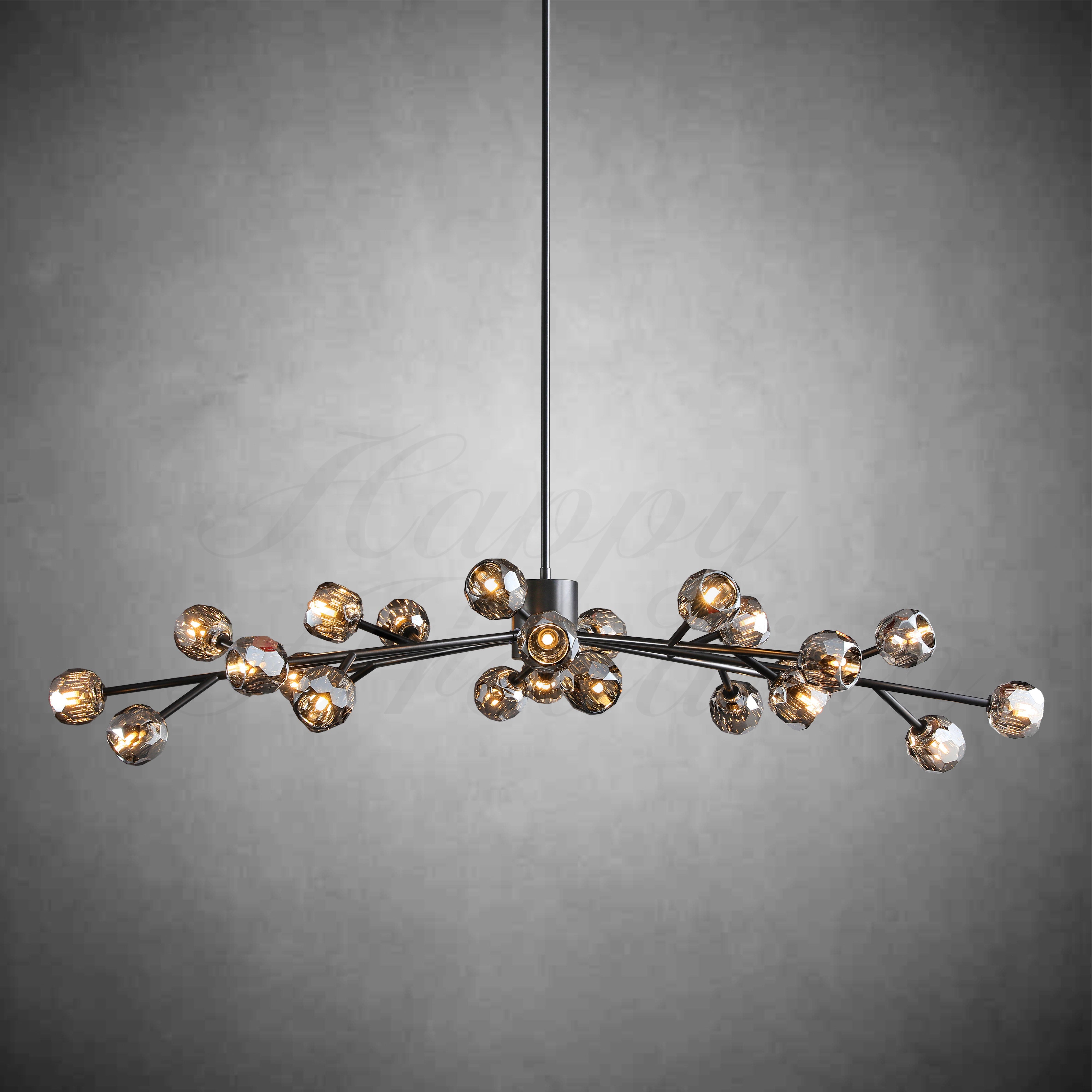 HA Bola De Round Chandelier