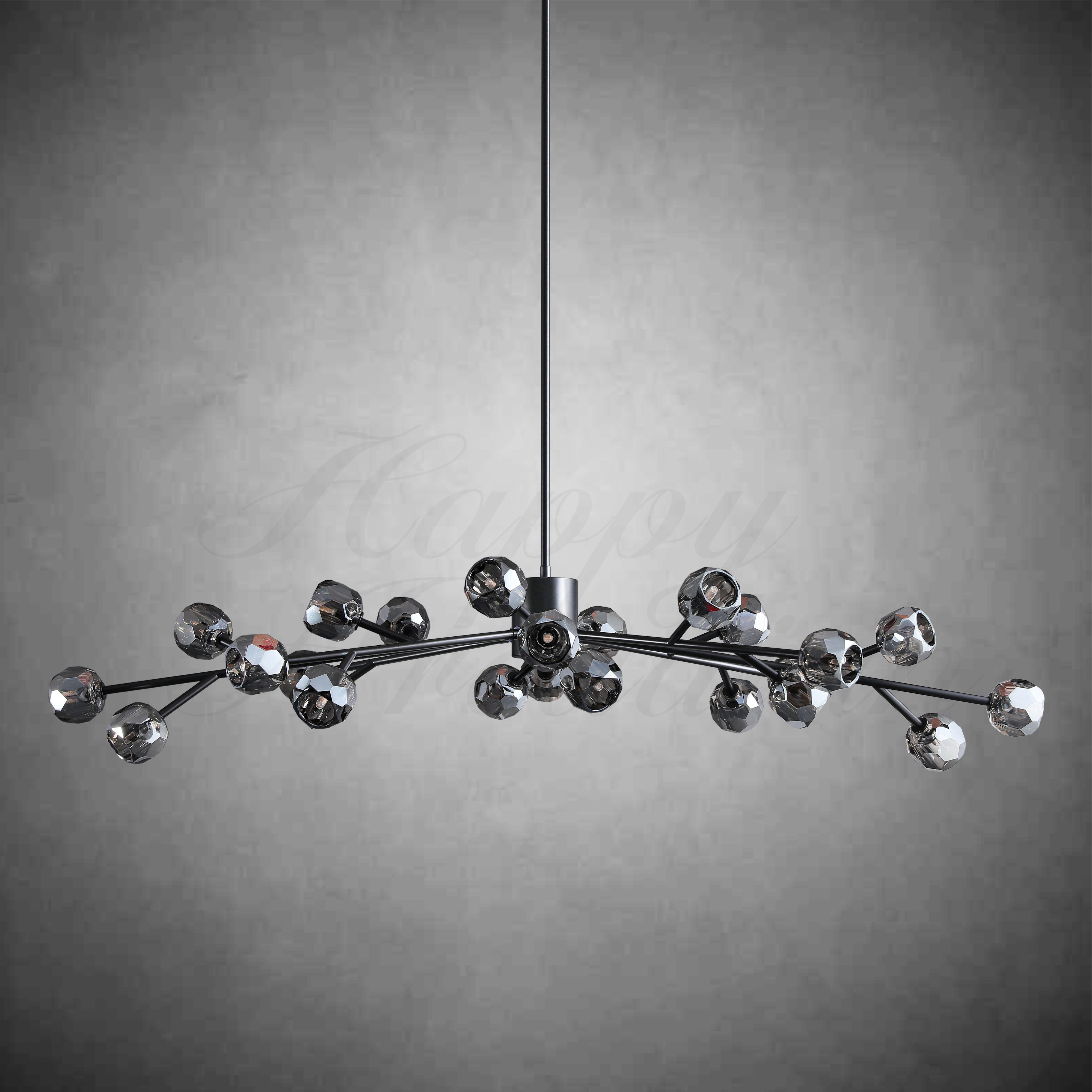 HA Bola De Round Chandelier