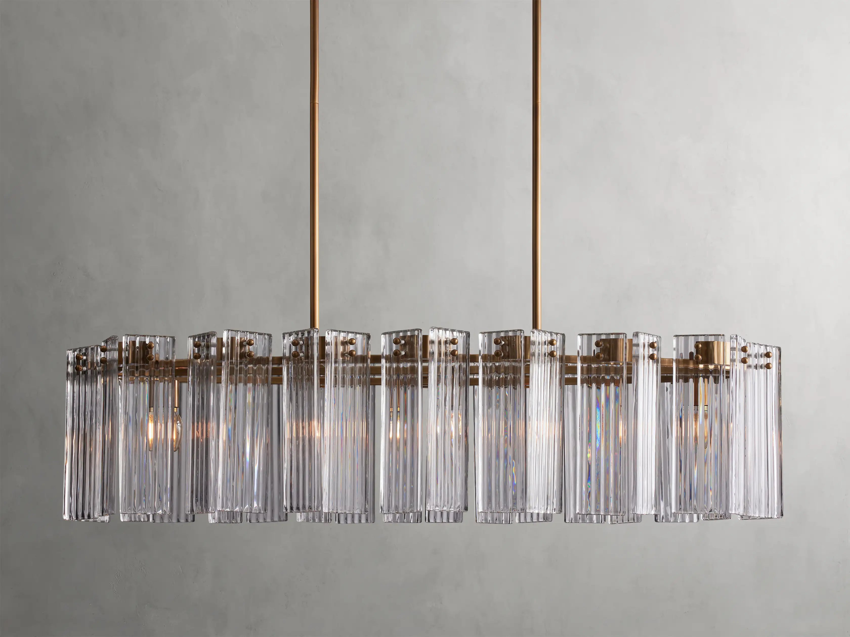 Delsie Oval 51" 63'' 72'' Chandelier