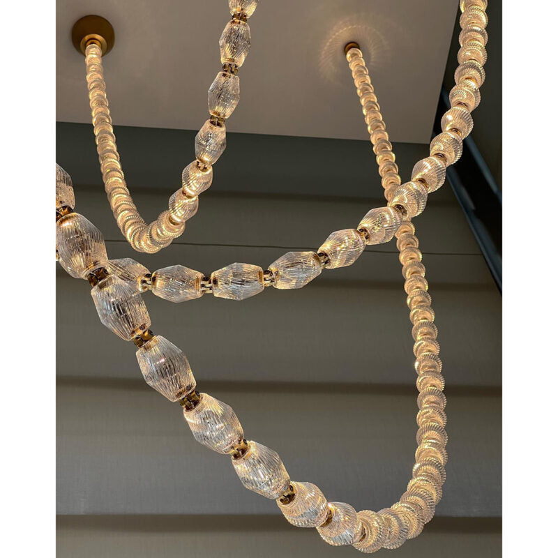 Collier Glass Pendant Lamp 51.6"H