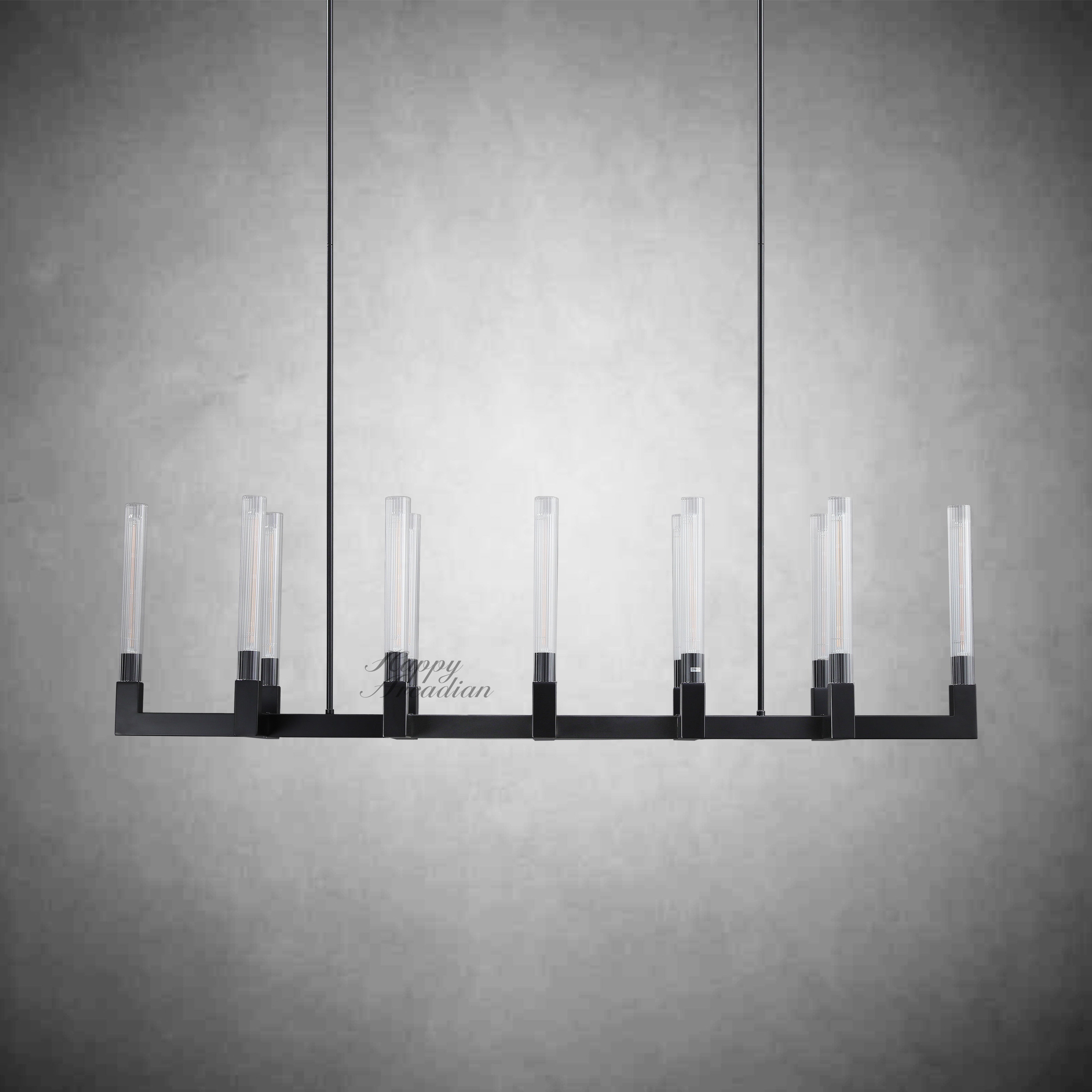 HA Candlestick Linear Chandelier Lighting 55'' 67"