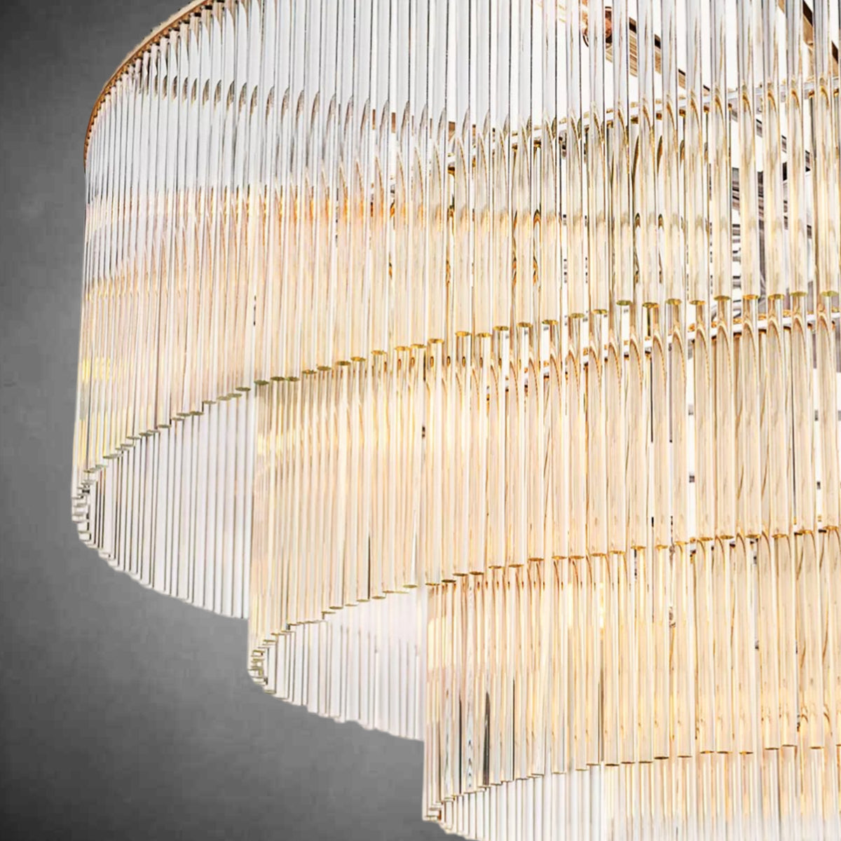 HA Amadeo Round Chandelier 50" For Living Room
