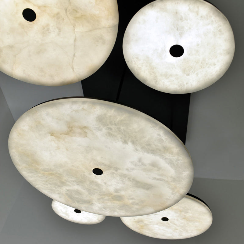 Thiago Alabaster Chandelier Light for Living and Dining Room