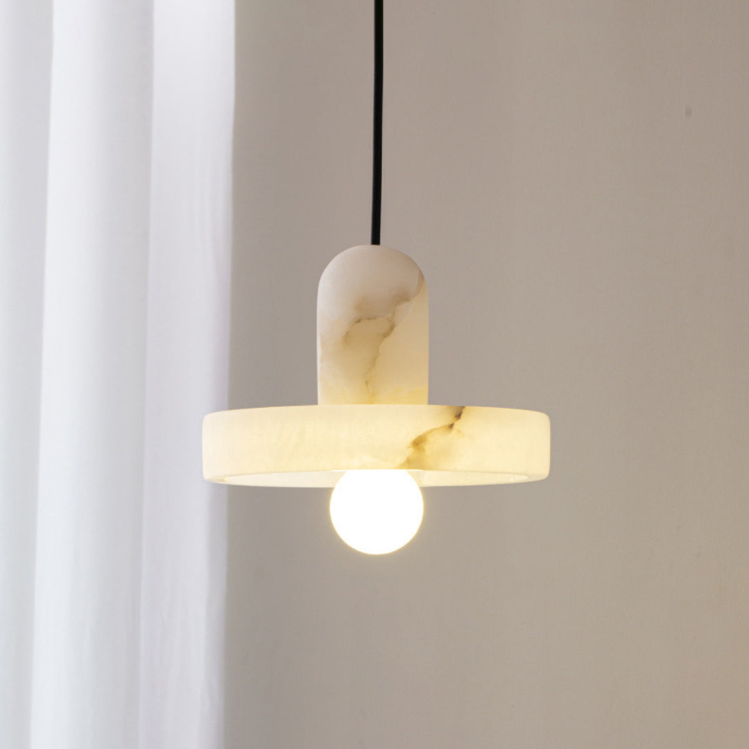 Kamilla  Alabaster Kitchen Island Pendant Lamp
