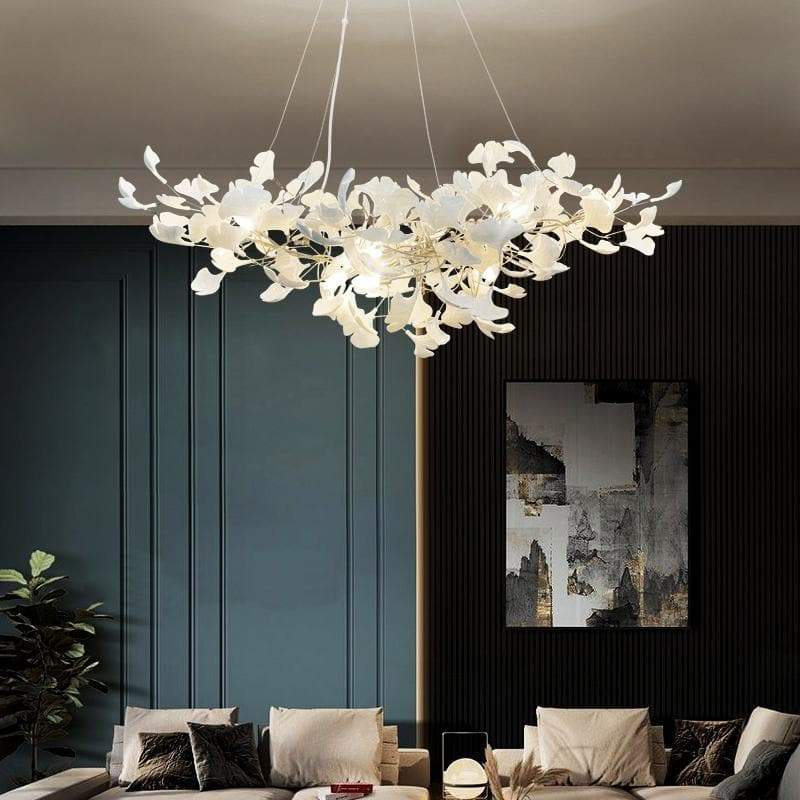 Ceramic Ginkgo Ceramic Chandelier